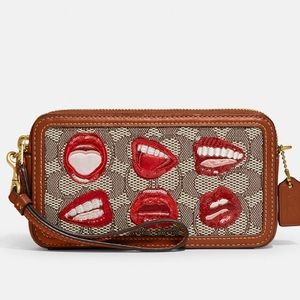 NWT Coach x Tom Wesselmann Kira Crossbody/wristlet Ltd Edition( firm price)